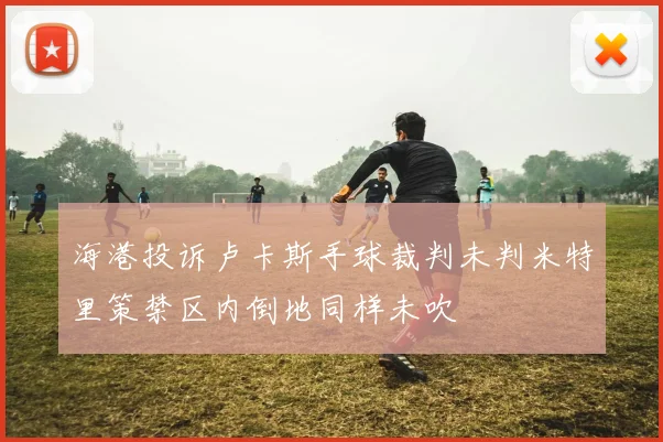 海港投诉卢卡斯手球裁判未判米特里策禁区内倒地同样未吹